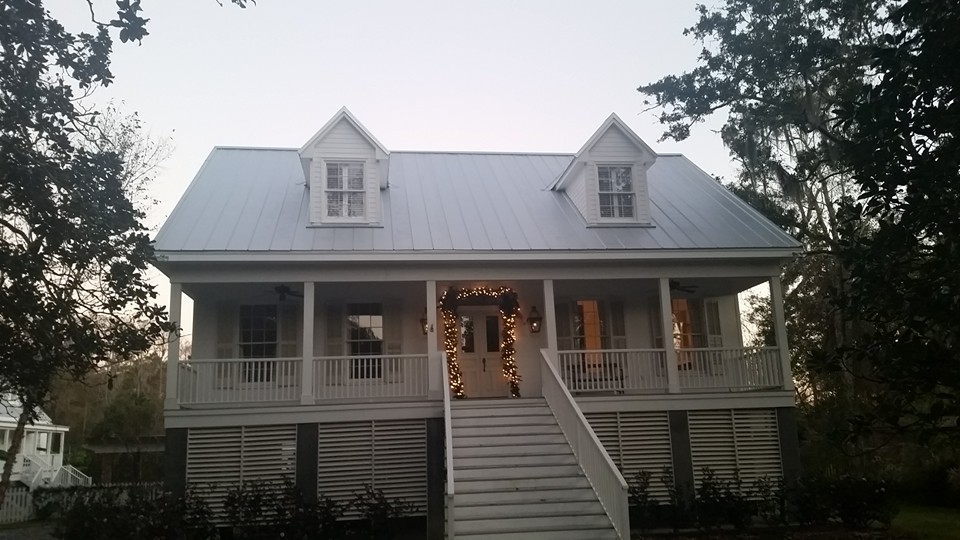 Residential metal roof project